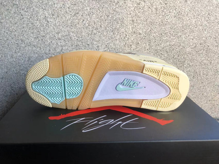 Jordan 4 Off-White Sail Sneakers