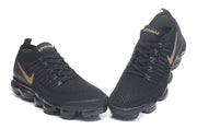 Nike Air VaporMax Flyknit 2 Black Gold Sneakers 942842-203
