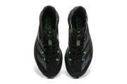 Adidas Adizero Running Shoes, Black with Green Accents