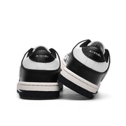 AIVIIRI MFS003-004 Black and White Low-Top Sneakers