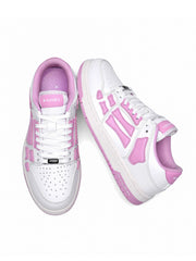 AMIRI Low-Top Sneakers in White and Pink