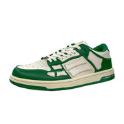 Spade A Green and White Low-Top Sneakers FS003-344