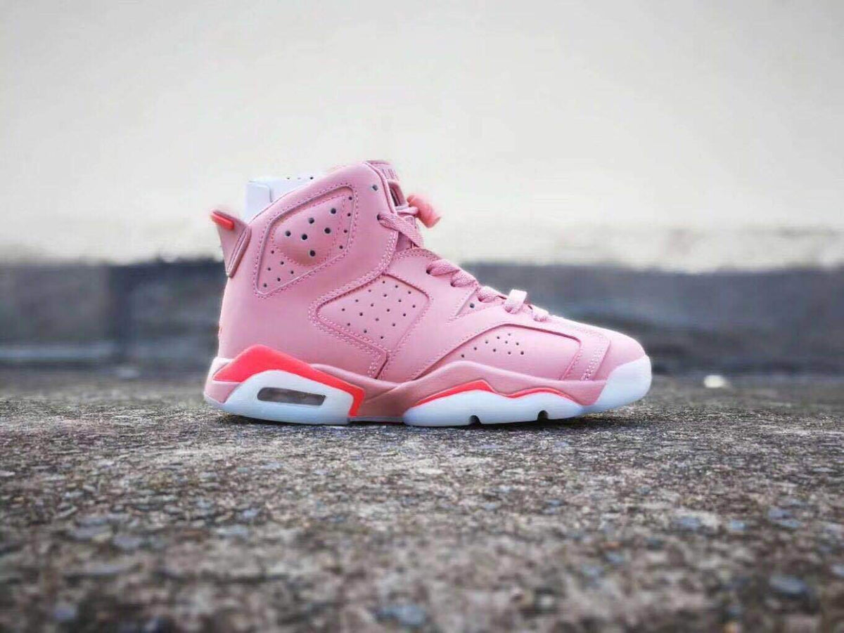 Jordan Air Jordan 6 Pink High-Top Sneakers