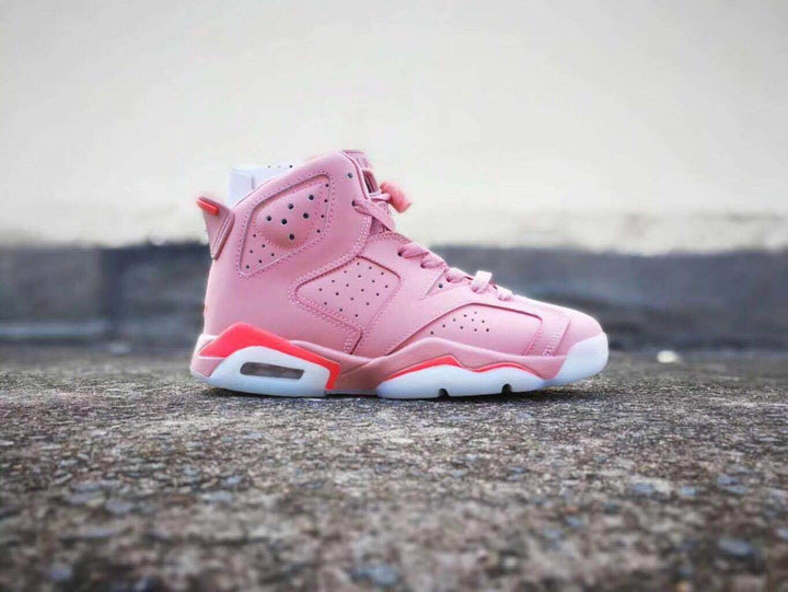 Jordan Air Jordan 6 Pink High-Top Sneakers