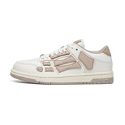 AMIRI Low-Top Sneakers in White and Beige