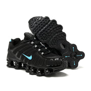 Nike Shox TL Sneakers in White and Red