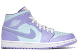 Jordan 1 Mid Purple Aqua
