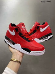 Nike Air Flight 89 High-Top Sneakers Red White Black