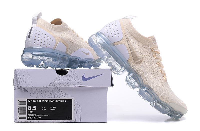 Nike Air VaporMax Flyknit 2 Light Yellow Sneakers 942843-201