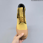 Timberland Yellow High-Top Lace-Up Boots
