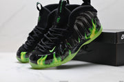 Nike Air Foamposite Huarache Black Green Basketball Sneakers