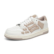 AMIRI Low-Top Sneakers in White and Beige