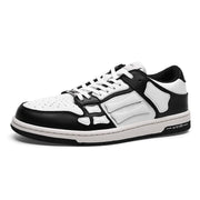 AIVIIRI MFS003-004 Black and White Low-Top Sneakers