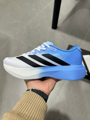adidas Adizero JH6205 White Blue Running Shoes