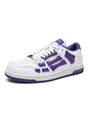 AIMIRI Low-Top Sneakers in White and Purple