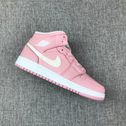 Jordan 1 Mid Pink Women’s Sneakers 555112-100
