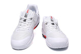 ASICS White, Navy and Red Court Sneakers