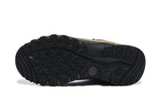 The North Face Suede-Style Trail Sneakers in Olive and Black