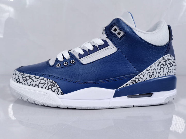 Jordan Air Jordan 3 Retro Sneakers in Blue and Grey