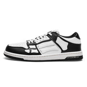 AIVIIRI MFS003-004 Black and White Low-Top Sneakers