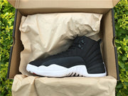 Jordan Air Jordan 12 Black Nylon High-Top Sneakers