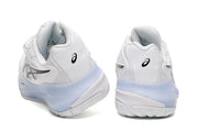 ASICS White and Black Court Sneakers