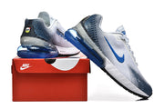 Nike Air Max 270 White and Blue Sneakers