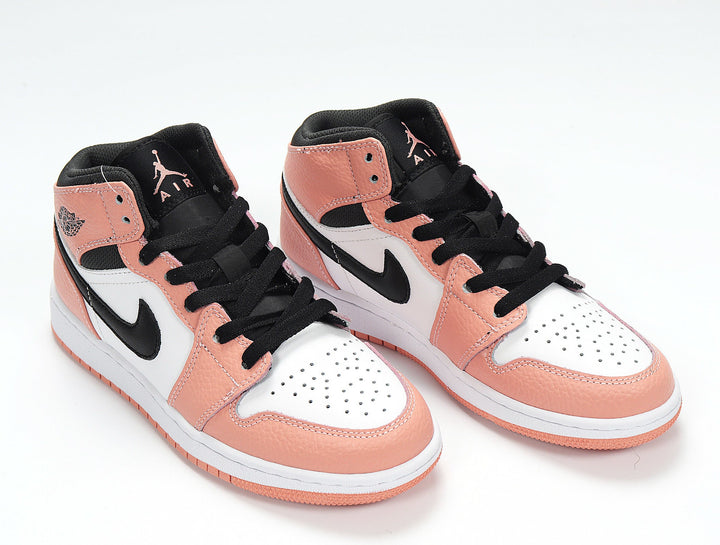 Jordan 1 Low Quartz Pink Sneakers Style 555112-603