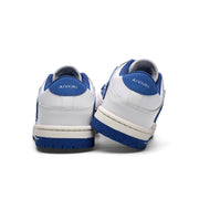White and Blue Low-Top Sneakers MFS003-123