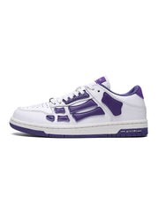 AIMIRI Low-Top Sneakers in White and Purple