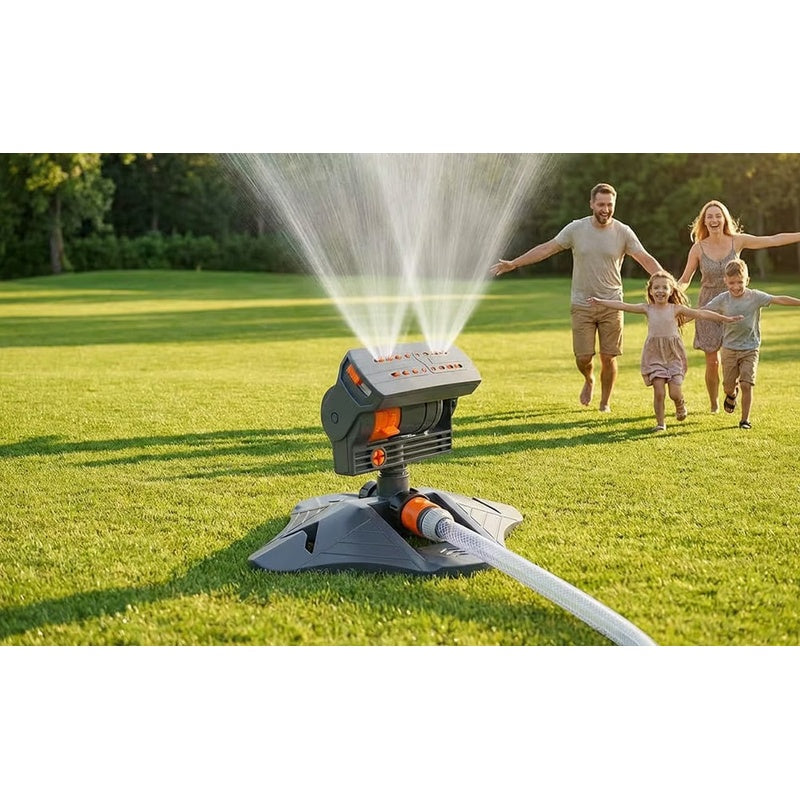 Adjustable Oscillating Sprinkler Wide Coverage