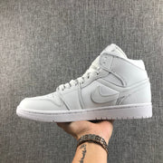 Air Jordan 1 Mid White Sneakers