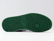 Jordan 1 Low White and Green Sneakers 553558-301