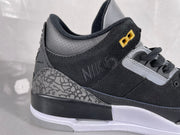 Nike Air Jordan 3 Retro Black Grey Sneakers