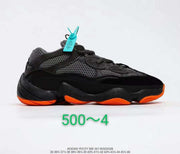 Yeezy 500 Sneakers Black Orange FW7108