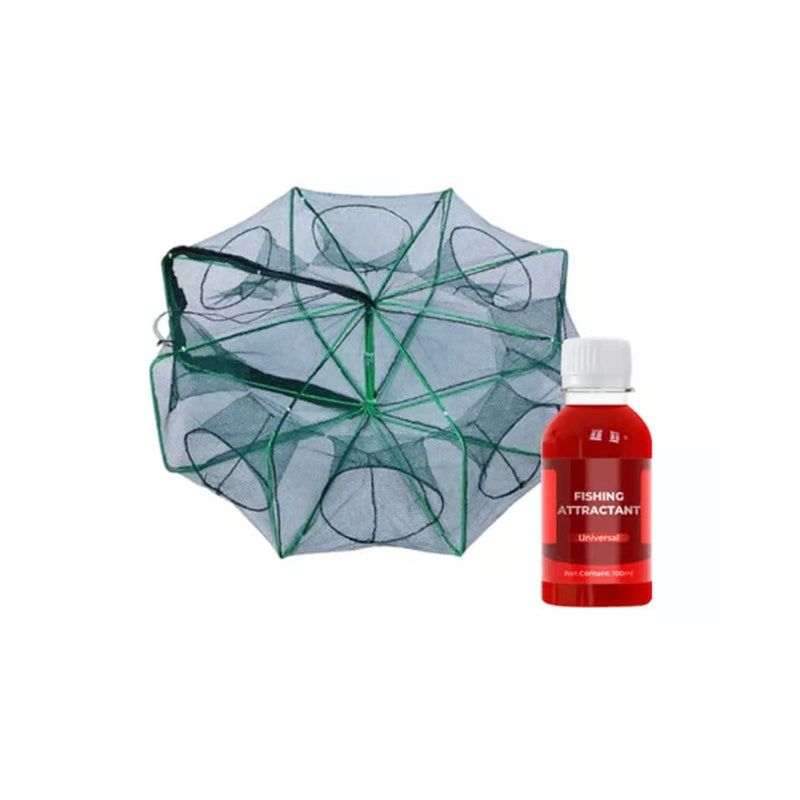 Auto-Foldable Strengthened Fishing Trap Net