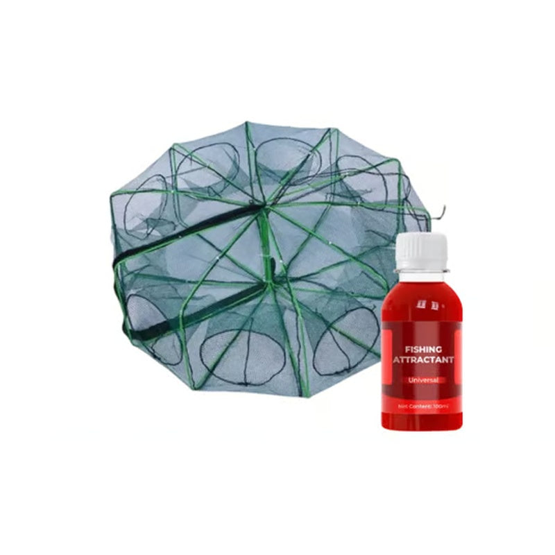 Auto-Foldable Strengthened Fishing Trap Net