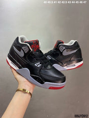 Nike Air Flight 89 Black Cement Sneakers