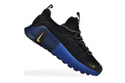 Nike Black and Blue Low-Top Sneakers