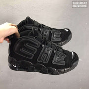 Nike Air More Uptempo Black Basketball Sneakers 09JXD528