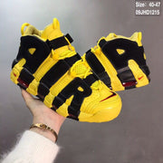 Nike Air More Uptempo Sneakers Yellow Black Red 09JHD1215