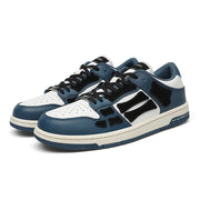 AMIRI Low-Top Sneakers in Navy, White and Black