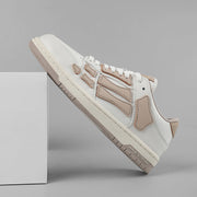 AMIRI Low-Top Sneakers in White and Beige