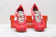 Nike Jacquemus Low-Profile Sneakers in Red and White