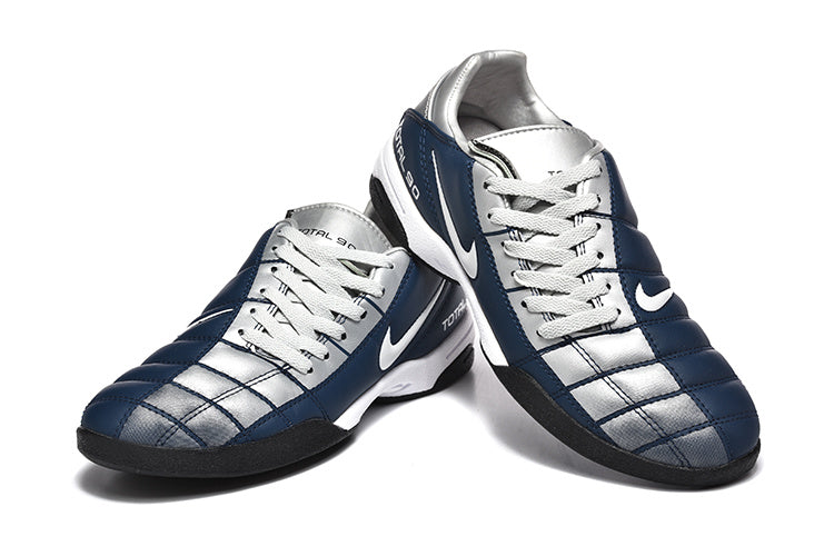 Nike Total 90 Blue and Silver Indoor Sneakers