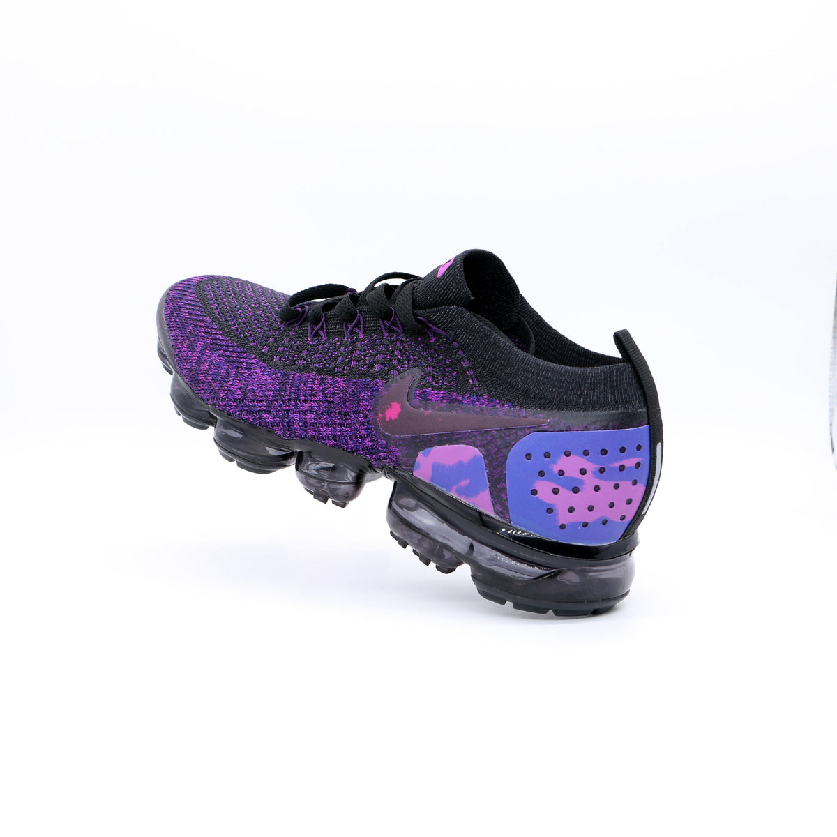 Nike Air VaporMax Flyknit 2 Black Purple Pink Sneakers 942842-013