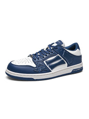 AIVIIRI Navy and White Low-Top Sneakers