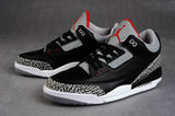 Jordan Air Jordan 3 Black Grey Red High-Top Sneakers