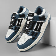 AMIRI Low-Top Sneakers in Navy, White and Black