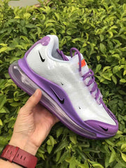 Nike Air Max 720 White and Purple Sneakers